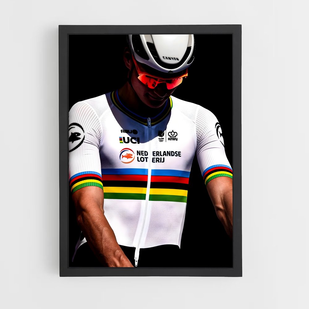 Poster Mathieu van poel – affiche Cyclisme (vue 2)
